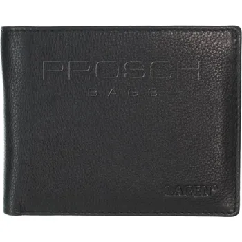 Peněženka Pánská kožená peněženka LAGEN C-22 černá