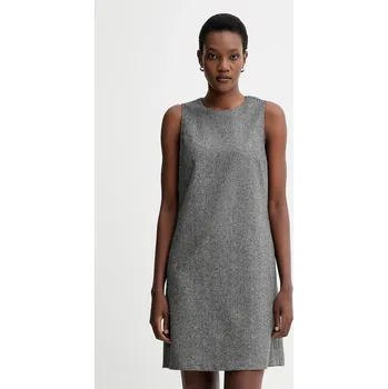 Dámské šaty Šaty s příměsí vlny Marc O'Polo šedá barva, mini, 509015821331 90X, vel. 36