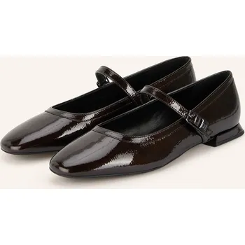 Dámské baleríny Högl Dámské Baleríny Typu Mary Jane, tmavě hnědá, 38,5