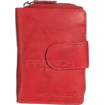 Peněženka Dámská kožená peněženka Greenburry 1883-26 červená