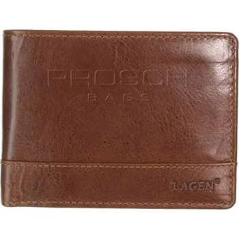 Peněženka Pánská kožená peněženka LAGEN LM-64665/T tan