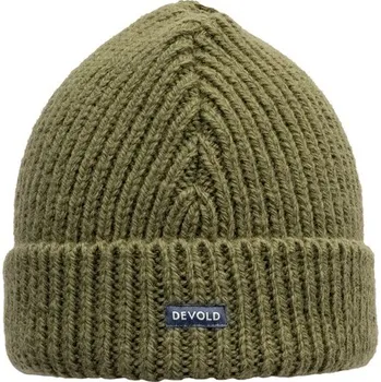 Čepice Devold vlněná čepice Nansen Wool Beanie Barva: olive, Velikost: 58