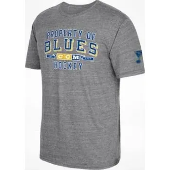 CCM Tričko St.Louis Blues Prop Block Tee