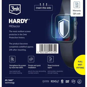 Ochranná fólie 3mk All-Safe HARDY PROtector na míru chytrých hodinek