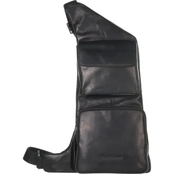 Kožený bodybag Greenburry 1105-20 Black