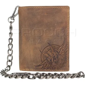 Peněženka Kožená peněženka s řetězem Greenburry 1701-DS-25