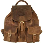 Kožený batoh Greenburry 1711-Stag-3 hnědý