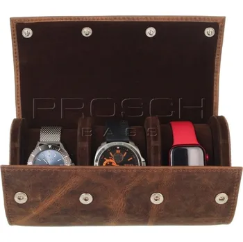 Box na hodinky Kožené cestovní pouzdro na hodinky Greenburry 1563