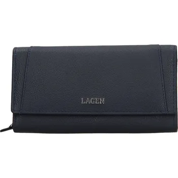 Dámská kožená peněženka Lagen dlouhá BLC/5064 Blue
