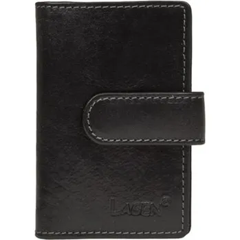 Peněženka Kožené pouzdro na karty LAGEN 1481/T černá
