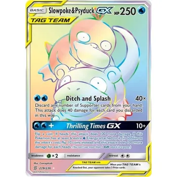 Sběratelská karetní hra Slowpoke & Psyduck GX 239/236 - Unified Minds