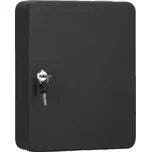 Skříňka na klíče 45 háčků, černá SPRINGOS TX5032