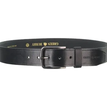 Opasek Kožený opasek Greenburry 1M-20-115 Black