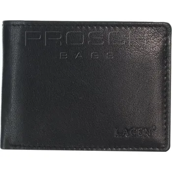 Peněženka Pánská kožená peněženka LAGEN 02310008 černá