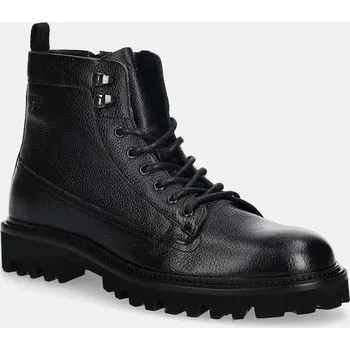 Pánská obuv Kožené boty BOSS Julyo 50552581.001 černá 99X, EUR 41