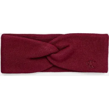 Módní doplněk Čelenka Calvin Klein LV04F8019G burgundské 93X, vel. ONE SIZE