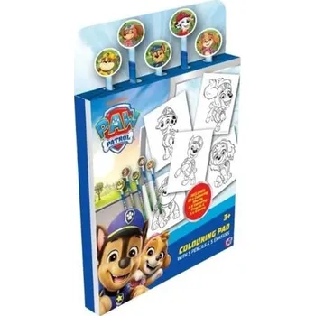 omalovánky Tlapková patrola Omalovánky s pastelkami