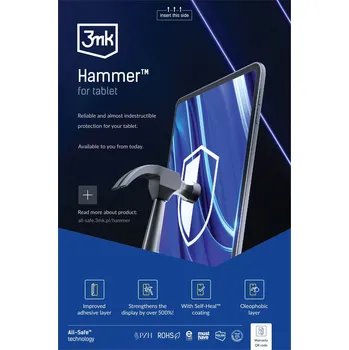 Ochranná fólie 3mk All-Safe Hammer na míru tabletu