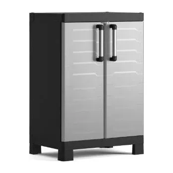 Skříň Keter Detroit Low šedá poškozený obal