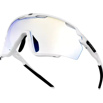 FORCE Brýle Cyclone bílé, modré fotochromatické sklo