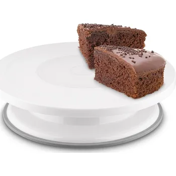 Otočný stojan na dort Tadar 27,5 x 6,5 cm bílý