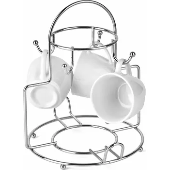 Drátěný stojan na hrnky a konvici Tadar 21,8 x 23,5 x 27 cm