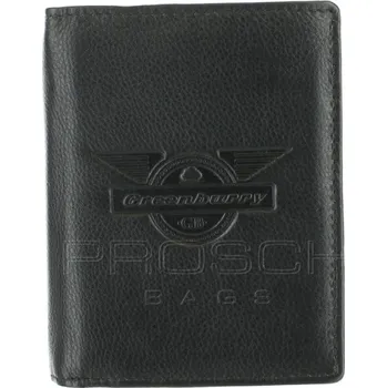 Peněženka Kožená peněženka Greenburry 1796A-Wing-20 černá
