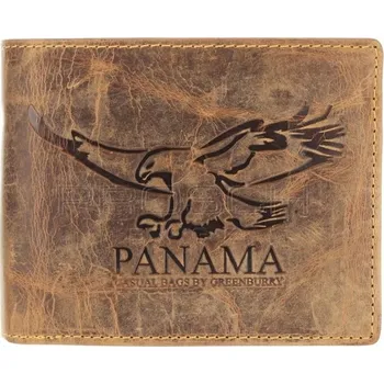 Peněženka Kožená peněženka Greenburry Panama 2796E-25 hnědá