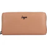 Dámská kožená peněženka na zip Lagen 5059 Nude