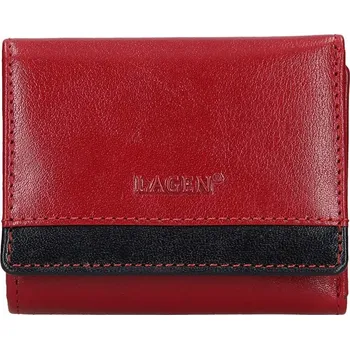 Peněženka Dámská kožená peněženka LAGEN BLC/160231/R Red/Bl
