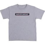INDEPENDENT triko - Bar Logo S/S Midweight T-Shirt Sport Grey (154668) velikost: M