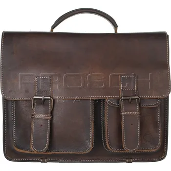 Pánská aktovka Kožená taška Greenburry BUFFALO 1128/NB-25 hnědá