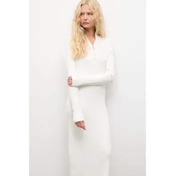 Dámské šaty Kašmírové šaty Answear.LAB ASF2480.fh béžová 01X, vel. M