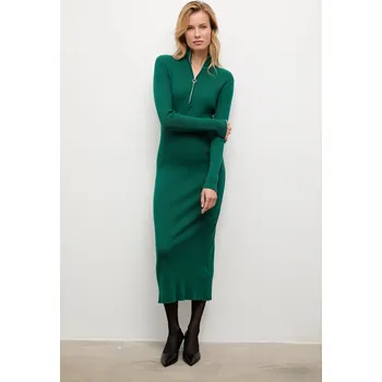 Dámské šaty Kašmírové šaty Answear.LAB ASF2480.fh zelená 77X, vel. S