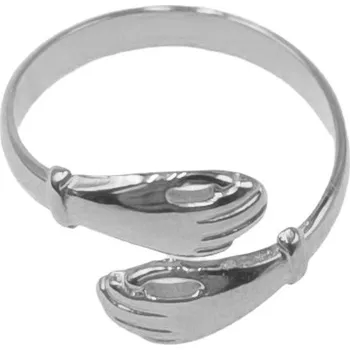 Prsten Yvon Nastavitelný prsten z chirurgické oceli s elegantním motivem