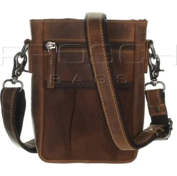Kožený váček na krmivo přes rameno Greenburry 1562