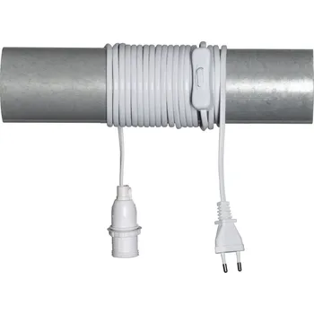 Svítidlo Kabel s objímkou E14 délka 5 m Star Trading - bílý bílá