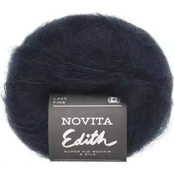 Příze Novita Edith 1731 Noční modrá (Mohérová příze Edith Nacht )