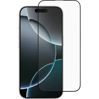 Tvrzené 3D sklo s černým rámečkem pro iPhone 17 Pro