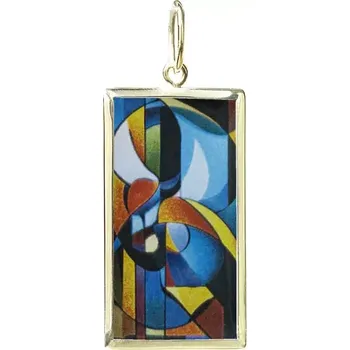 Přívěsek Aljančič To modré ráno Miniartion žluté zlato