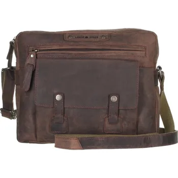 Kožená taška Greenburry Revival 1962-22 hnědá