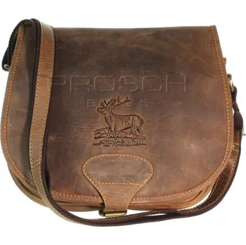 Kabelka Kožená kabelka Greenburry 1638-Stag-3 hnědá