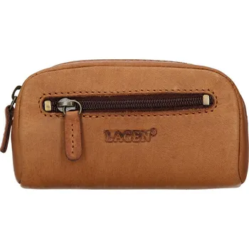 Peněženka Kožená klíčenka LAGEN 6582/V Brown