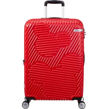 Střední cestovní kufr A.T. Mickey Clouds Cl.Red