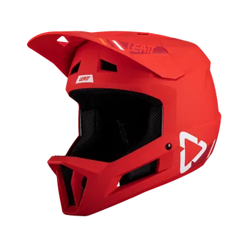 Cyklistická přilba Integrální MTB helma LEATT MTB 1.0 Gravity Helmet V24 Red 2025