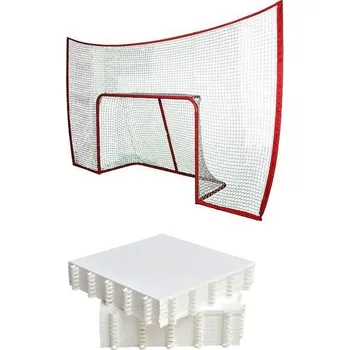 Fotbalová branka Merco Target FG skládací branka s postranní sítí + Hockey Revolution Hockey Tiles desky (8 ks) + DÁREK + Doprava ZDARMA