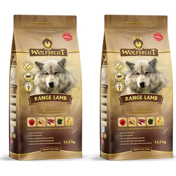 Krmivo pro psa WOLFSBLUT Range Lamb Lamb with rice - suché krmivo pro psy - 2x12,5kg
