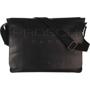 Kabelka Kožená crossbody taška A4 Greenburry 1101-20 Black