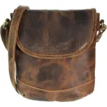 Kožená kabelka Greenburry 1699-25 hnědá