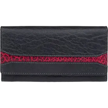 Peněženka Dámská kožená peněženka LAGEN W-2025/IT černá